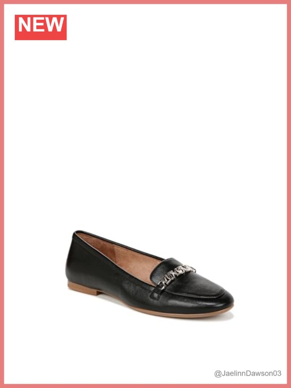 Naturalizer Jemi Chain Detail Slip-On Loafer Women's Flat Shoes